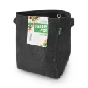 GRONEST Fabric Pot Vaso in Geotessile | 24.5x24.5x25 cm | 15L