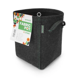 [YBP08120] GRONEST Basic Textile Pot Geotextile Pot | 25x18x18 cm | 8L