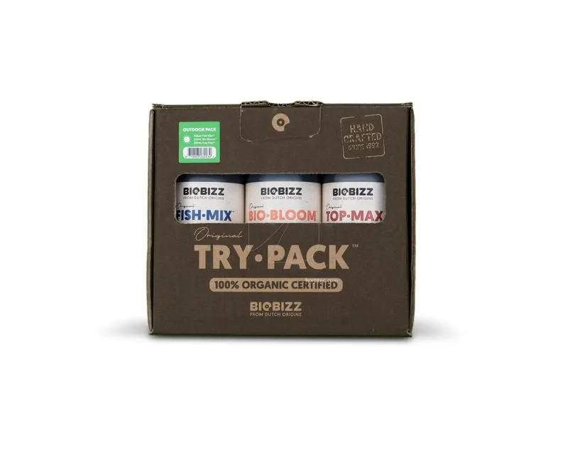 [794042] BIOBIZZ Trypack Outdoor Kit Assaggio Biologico | Fertilizzante Crescita
